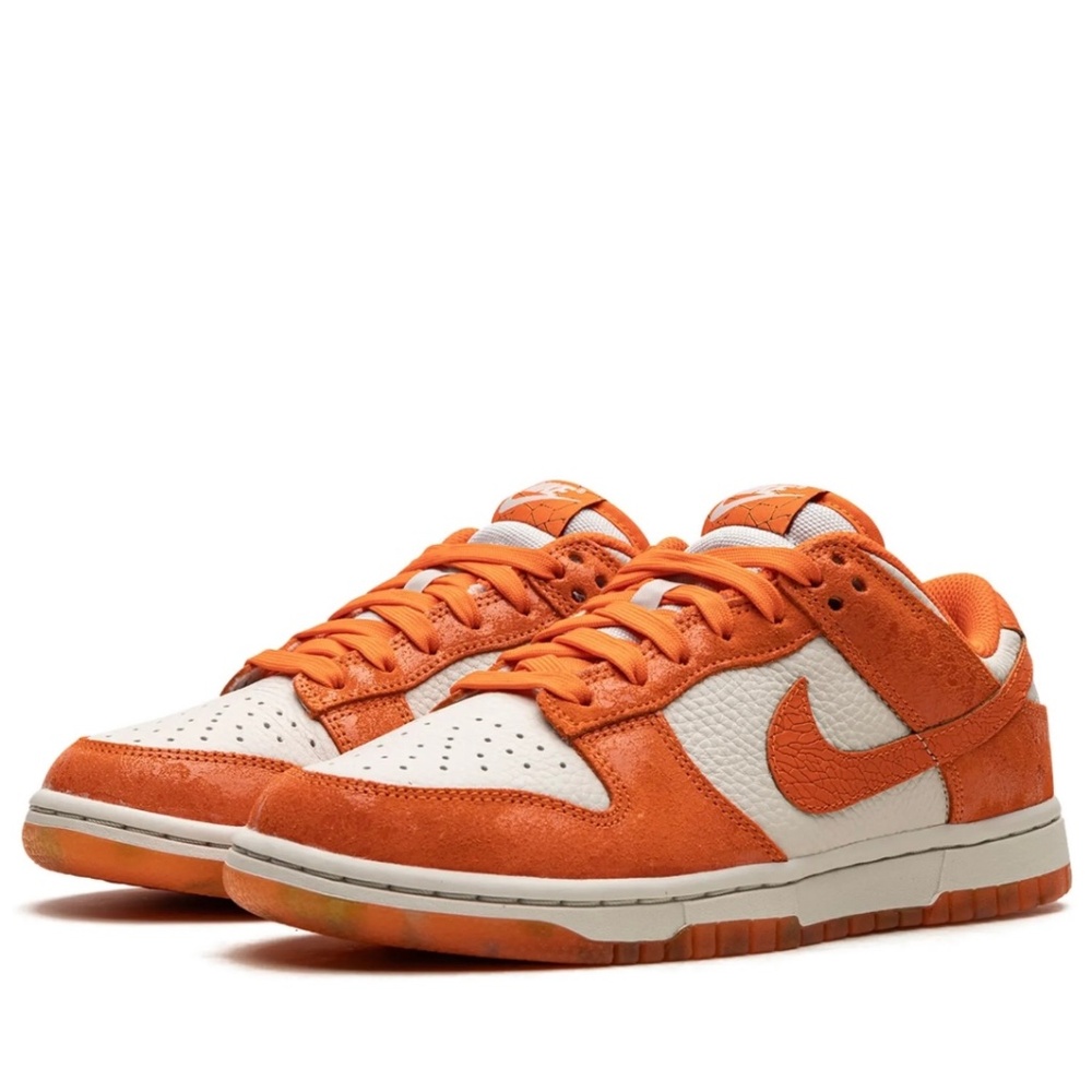 Womens Limited Edition ( Cracked Orange) Nike Dunk Low